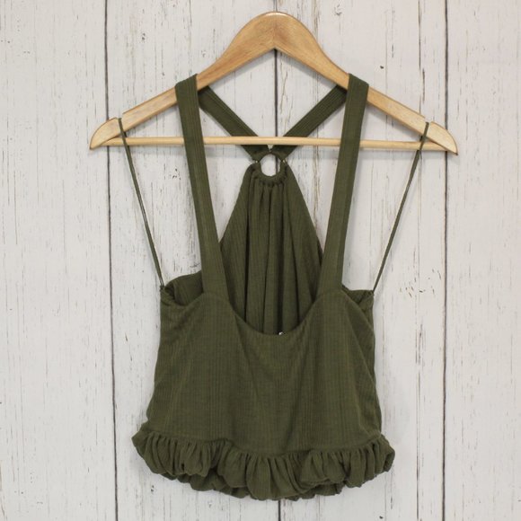 Free People Just a Fling Bubble Halter Top - Picture 5 of 8